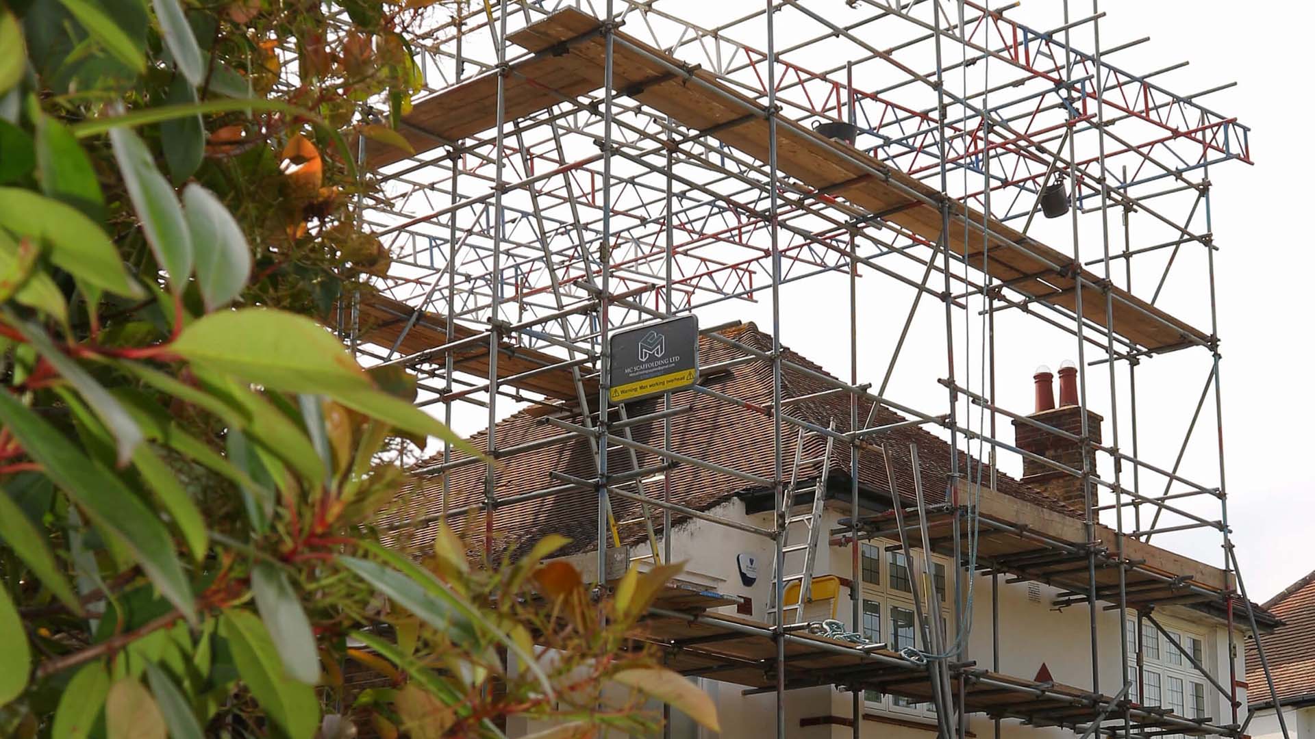 MC Scaffolding residential scaffolding projects in London